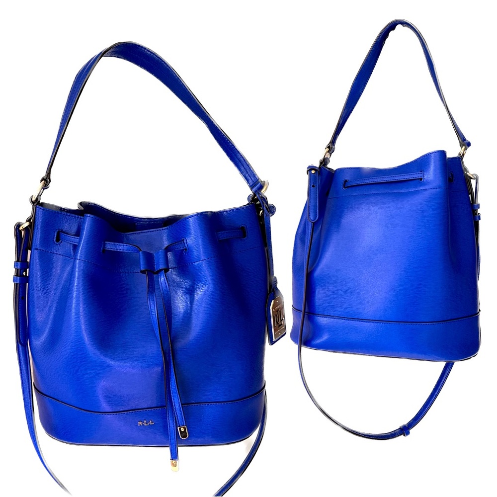 Ralph Lauren blue bucket bag/purse